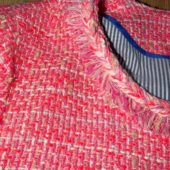 J.Crew Tweed Peplum Lady Jacket Blazer Size 10 - Picture 5 of 6